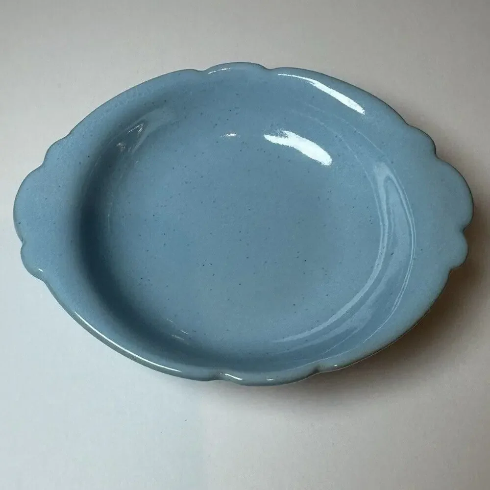 Vintage Robin Egg Blue Small Pitcher and Basin Frankoma 30A and B Art Pottery